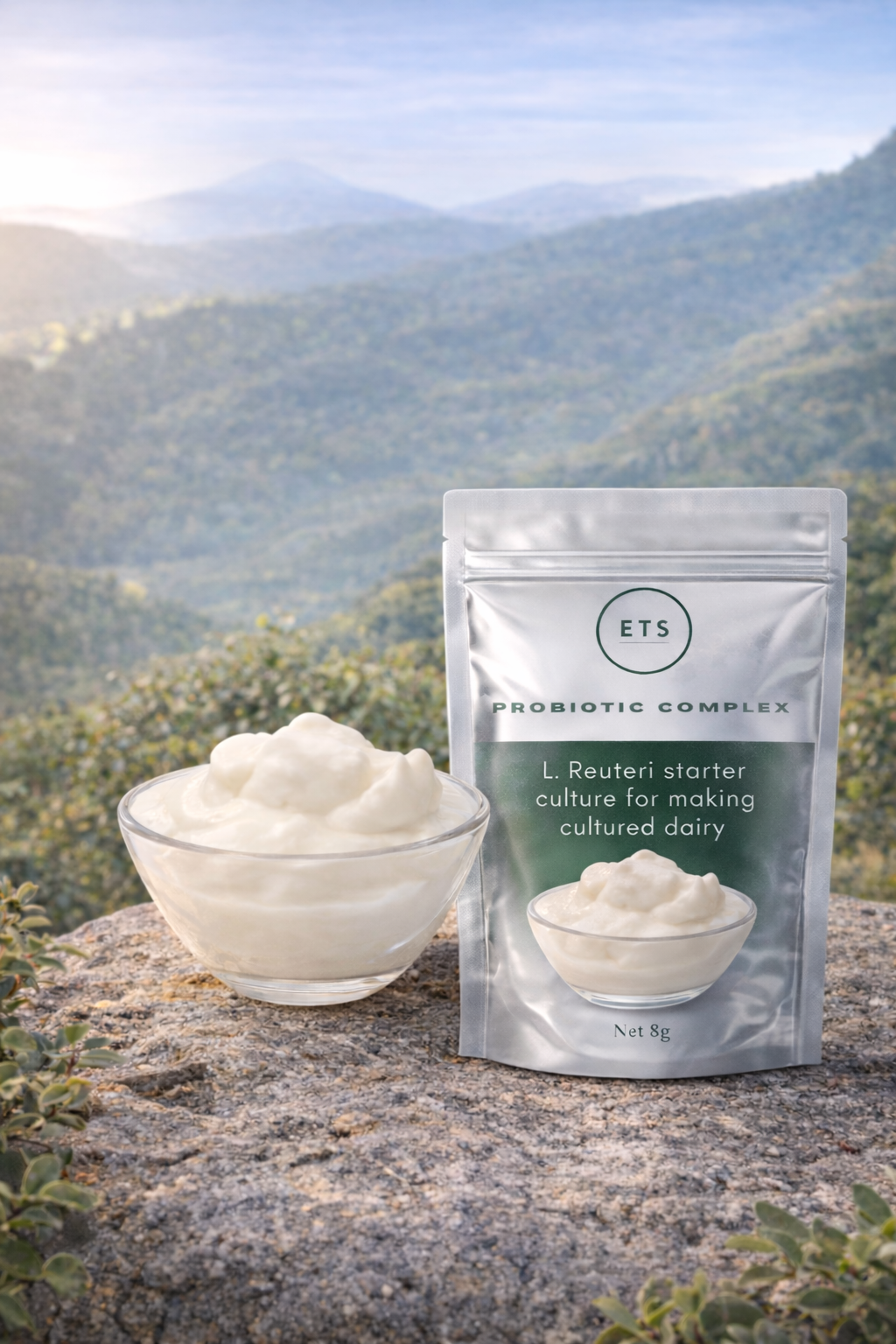 Probiotic yogurt starter and gut health supplements