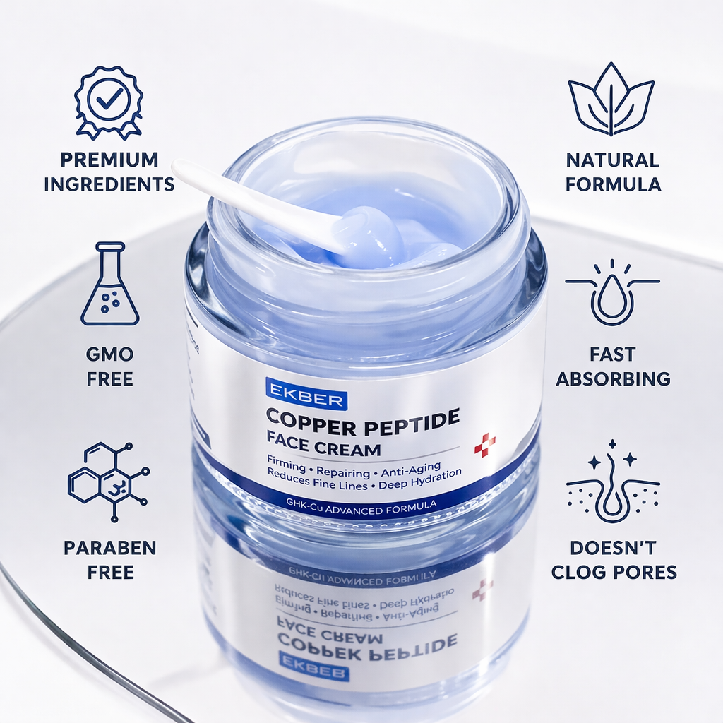 Copper Peptide Face Cream | Skin Hydration & Care | ETS