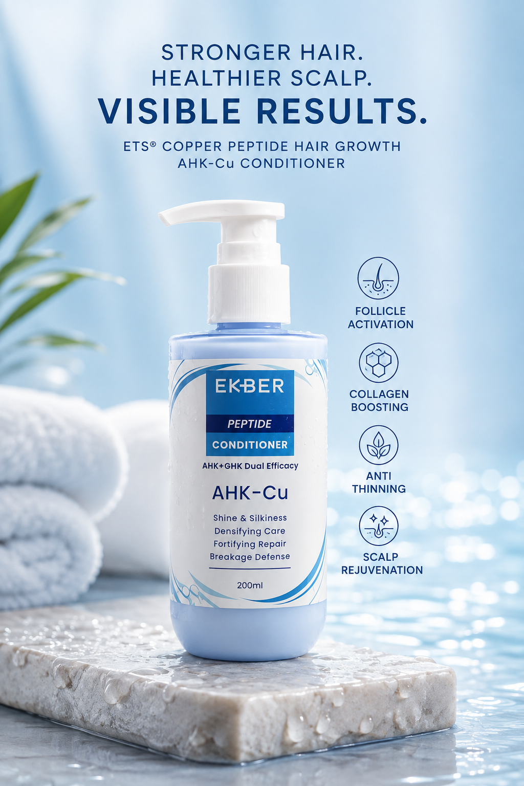 Copper Peptide Hair Growth Conditioner – AHK-Cu 300ml