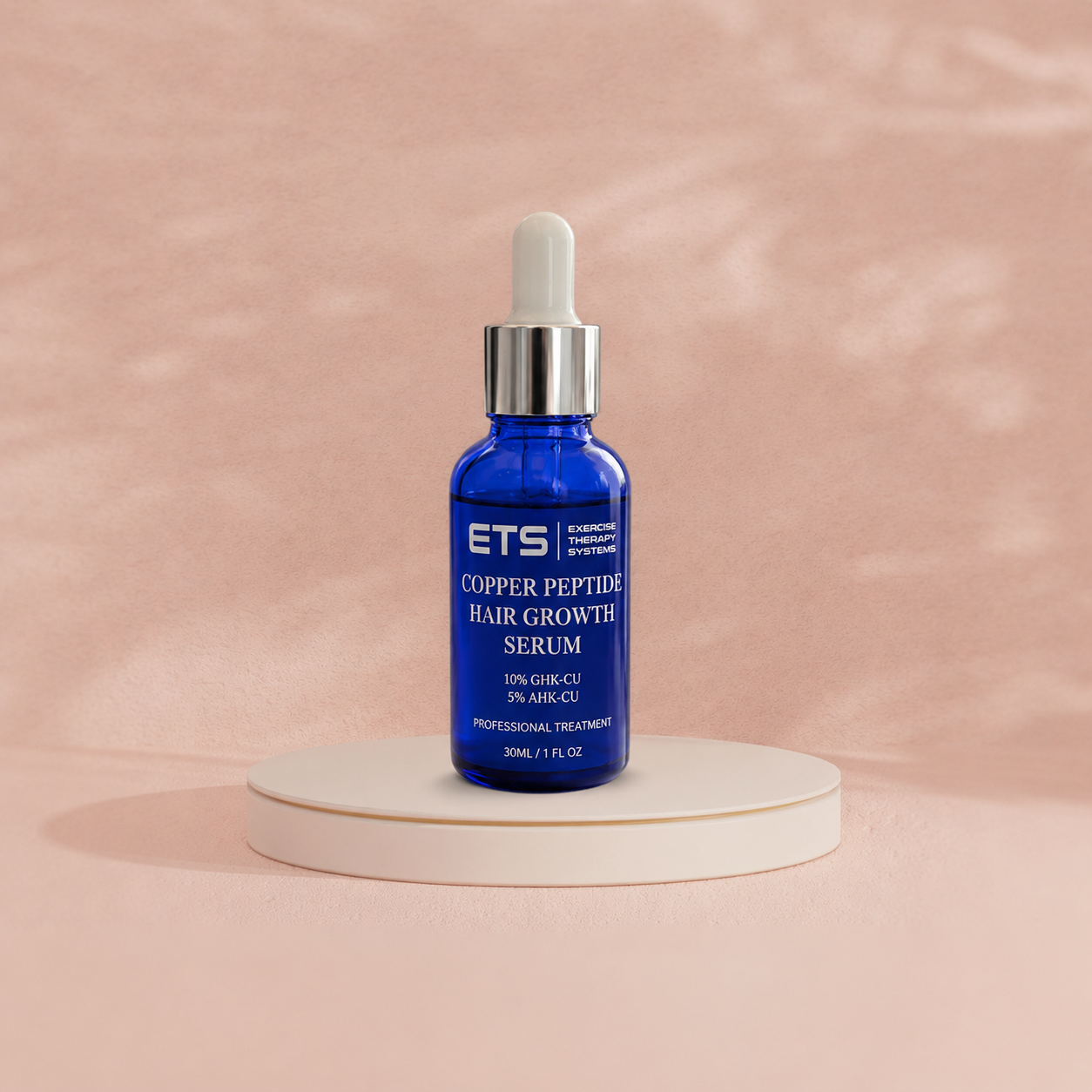 ETS Copper Peptide Hair Serum | Scalp & Hair Appearance Support AND derma roller