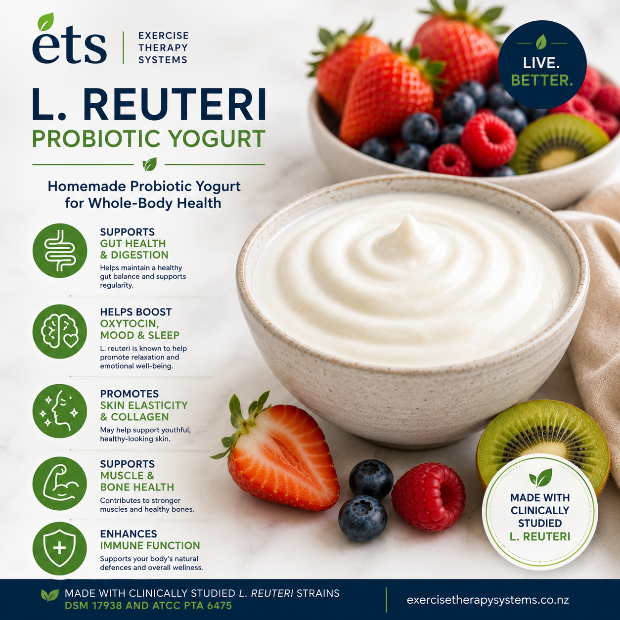 L. Reuteri Probiotic Yogurt / Yoghurt starter culture