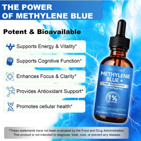 Methylene Blue 1% Solution | Pharmaceutical Grade | 60ml
