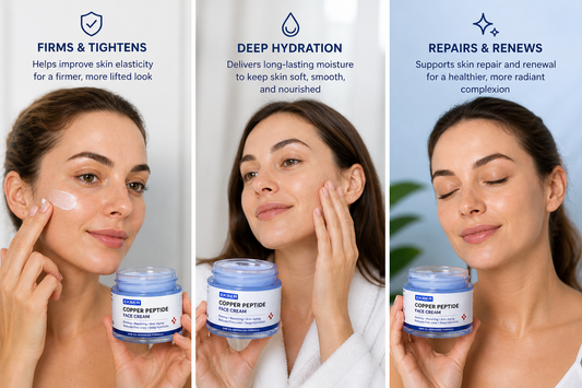 Copper Peptide Face Cream | Skin Hydration & Care | ETS